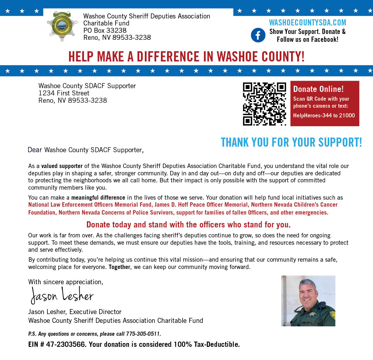 Donation Letter